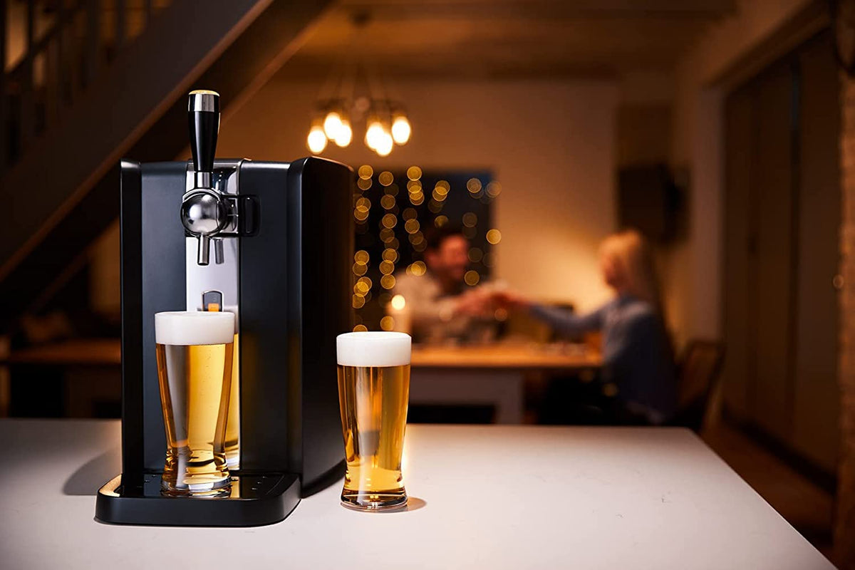 Tireuse à bière pression avec fût 6 L machine à bière à domicile refroidissement à 3 °C écran LED température