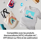 Presse à chaud EasyPress SE 30,5 x 25,3 cm 205 °C pour transfert thermique sur t-shirts sacs coussins