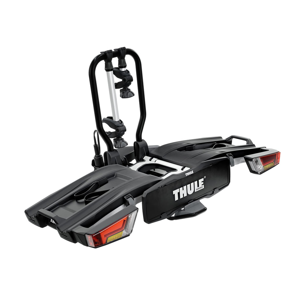 Porte-Vélo sur Attelage EasyFold XT 2 Vélos 933100 Pliable Charge 60 kg Aluminium Noir/Aluminium