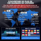 Valise Diagnostic Auto OBD2 K7 7 Pouces Android 10 31 Services Codage ECU Contrôle Bidirectionnel Bluetooth 32 Go