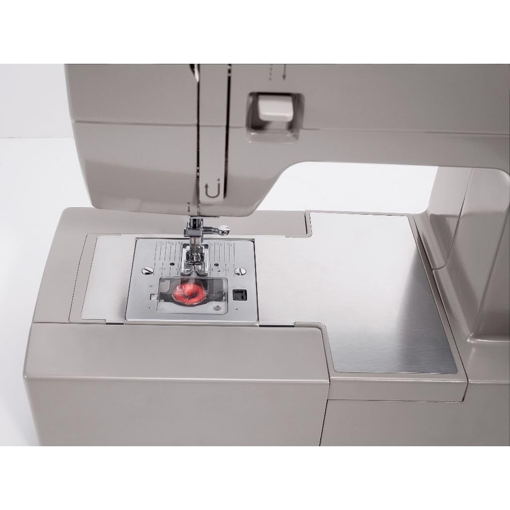Machine à coudre automatique 4423 SMC442300 électrique gris avec réglages de couture et alimentation par câble électrique