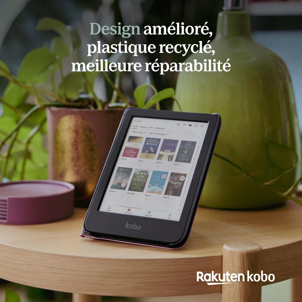 Liseuse eBook couleur Clara Colour E Ink Kaleido 3 6 pouces 16 Go étanche IPX8 mode sombre livres audio