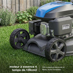 Tondeuse à gazon thermique autotractée HYM17150SPX 43 cm 139 cm³ 4 temps 4 en 1 mulching bac 40 L carter acier