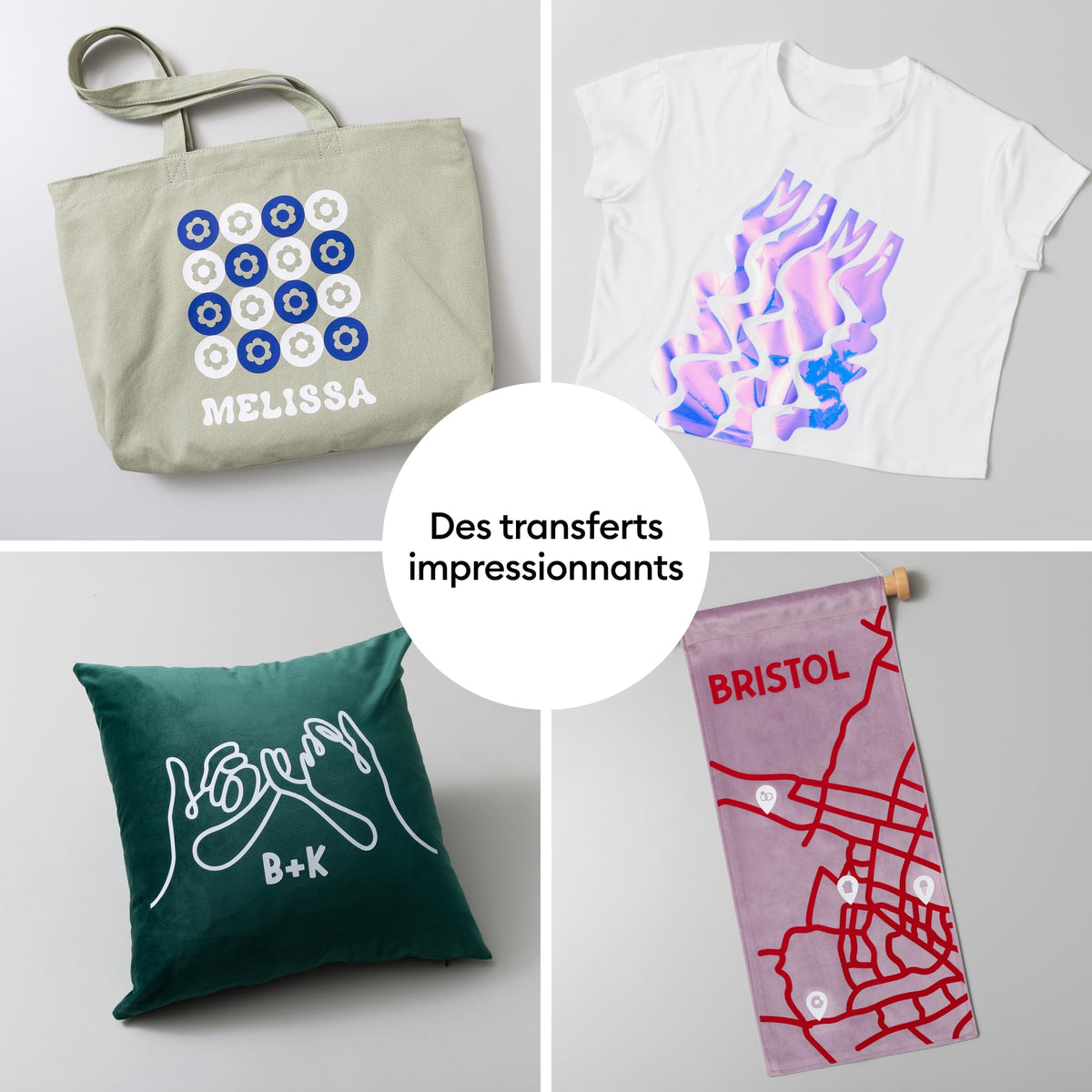 Presse à chaud EasyPress SE 30,5 x 25,3 cm 205 °C pour transfert thermique sur t-shirts sacs coussins