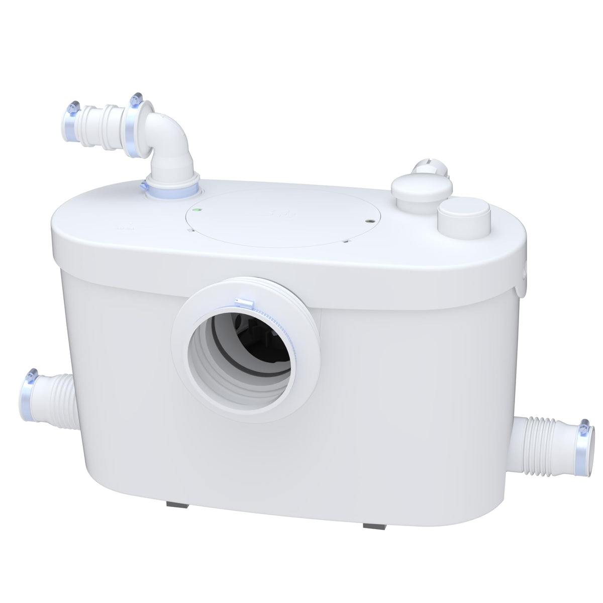Broyeur WC Sanipro XR Up 400 W 230 V 46 dB Débit 5,4 m³/h Refoulement 5 m Hauteur et 100 m Longueur Clapet Anti-Retour