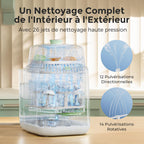 Lave-Biberons Haute Pression 2,2 kPa 3 en 1 Nettoyage Stérilisation Vapeur Séchage 19 min 9 Programmes 4 Biberons 60 Pastilles