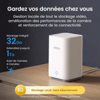 Caméra de Surveillance Extérieure Solaire WiFi T2 Ultra C9X11 4K 8MP 360° Suivi Automatique Vision Nocturne 32 Go Kit 2 Caméras