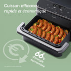 Air Fryer TwinFry 10 L double résistance Dual Zone 2800 W 2 paniers de 5 L 240 °C