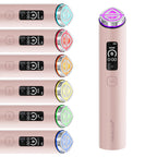 Appareil de Soin Visage 7-en-1 Booster Pro X2 5 V 6 Niveaux d’Intensité Modes Dual et Mask Rose