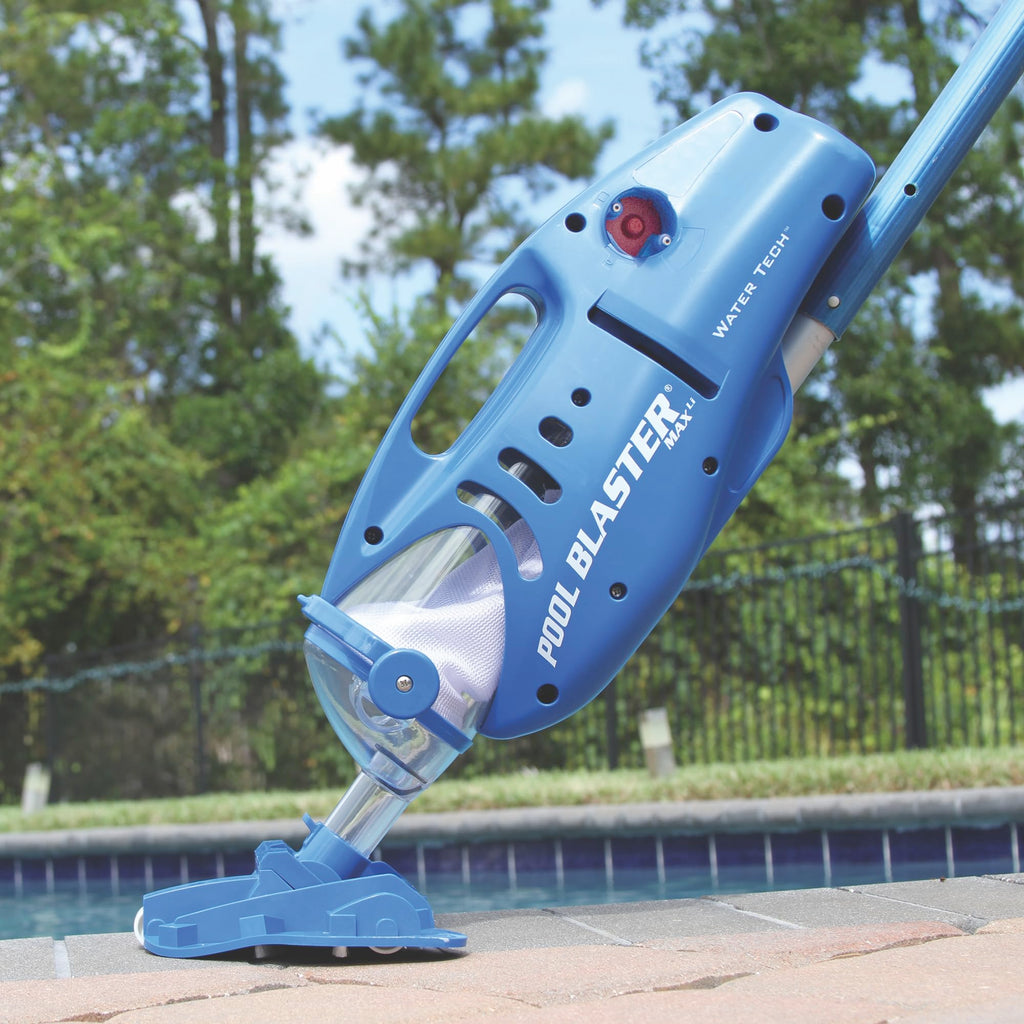 Aspirateur de Piscine et Spa Sans Fil Max Li avec Moteur P30 Batterie Lithium-Ion 2200 mAh Autonomie jusqu'à 1 Heure