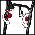 Motobineuse électrique GC-RT 1545 M 1500 W largeur 45 cm profondeur 22 cm avec 6 fraises et guidon pliable