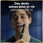 Brosse à dents électrique iO 9N rechargeable noire 7 modes capteur de pression 2 têtes étui de voyage chargeur