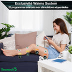 Électrostimulateur musculaire Max 830 TENS EMS Massage 4 canaux 115 programmes 99 niveaux d'intensité 8 électrodes