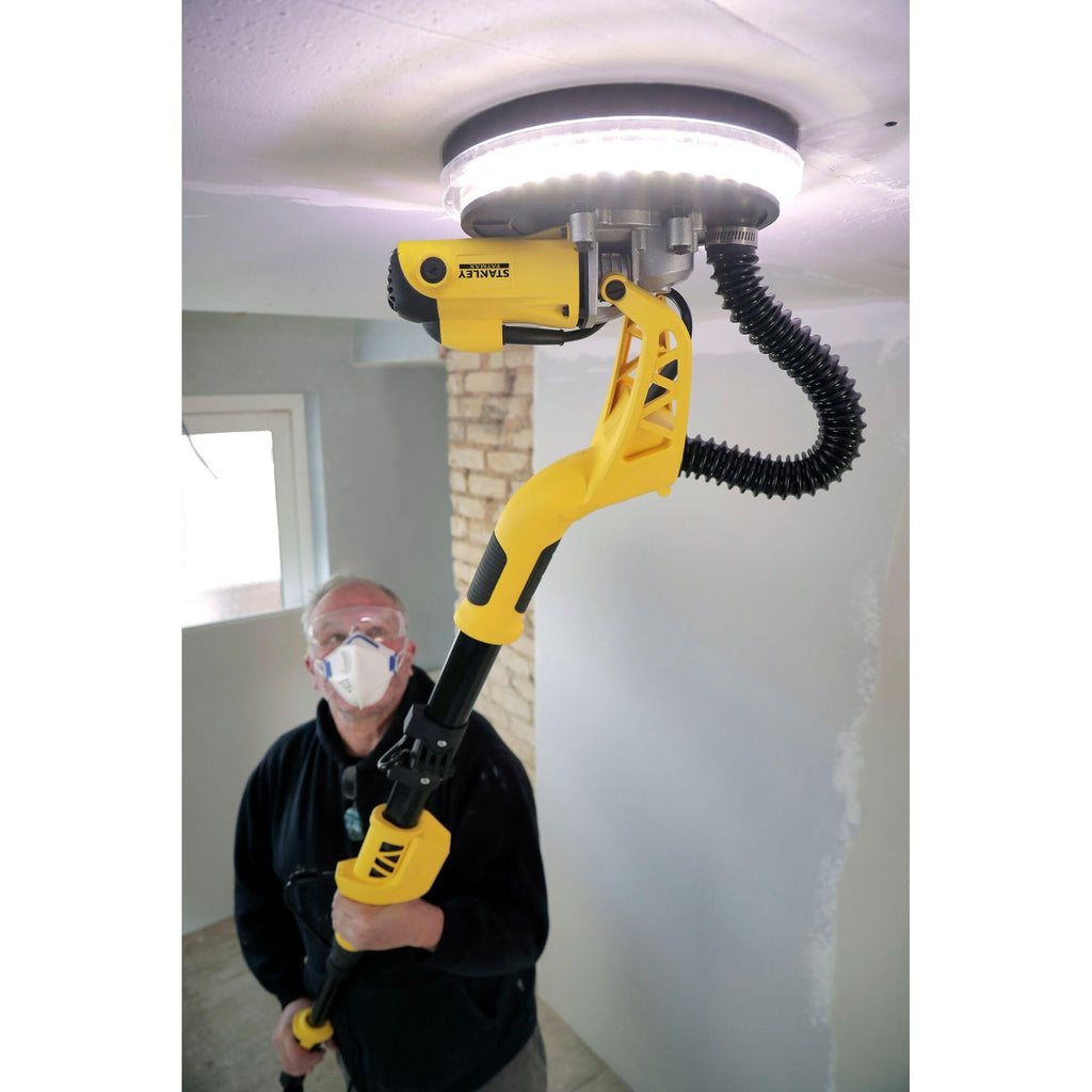 Ponceuse pour cloisons sèches SFMEE500S-QS 750 W 230 V 1700 tr/min disque Ø225 mm avec perche extensible