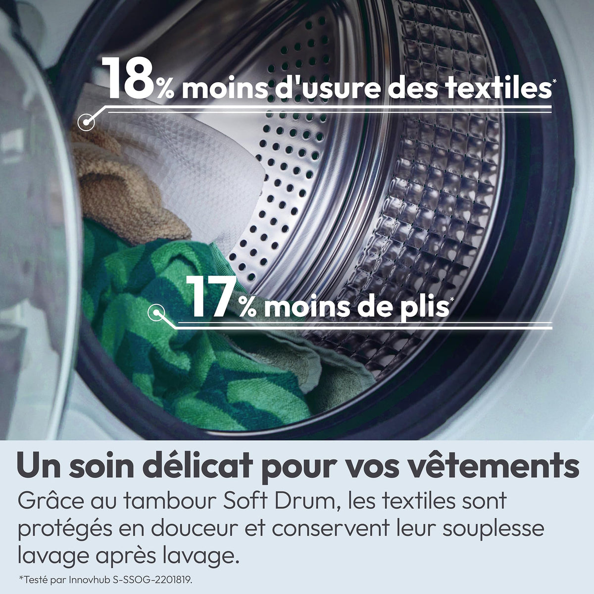 Lave-Linge Hublot EY 27SB7-S 7 kg 1200 tr/min 12 Programmes Départ Différé Classe Énergétique A Blanc 85 x 60 x 47 cm