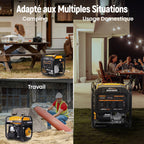 Groupe Électrogène Inverter MXR4800I Essence 3800 W 3500 W 230 V 50 Hz 223 cm³ 2 Prises 230 V 2 Ports USB