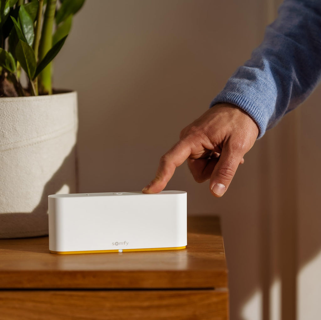 Box domotique TaHoma Switch contrôle à distance volets et équipements connectés compatible IO RTS Zigbee