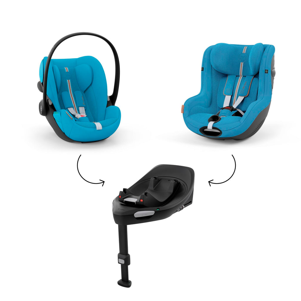 Base ISOFIX Base G pour Siège Auto Cloud G i-Size et Sirona G i-Size Rotation 360° Fixation ISOFIX Noir