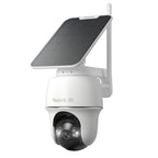 Caméra de surveillance extérieure Argus PT Ultra 4K 8 MP Wi-Fi 6 360° avec suivi automatique et panneau solaire