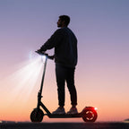 Trottinette électrique Lp60 adulte pliable 8,5 pouces pour transport urbain charge 120 kg freinage arrière