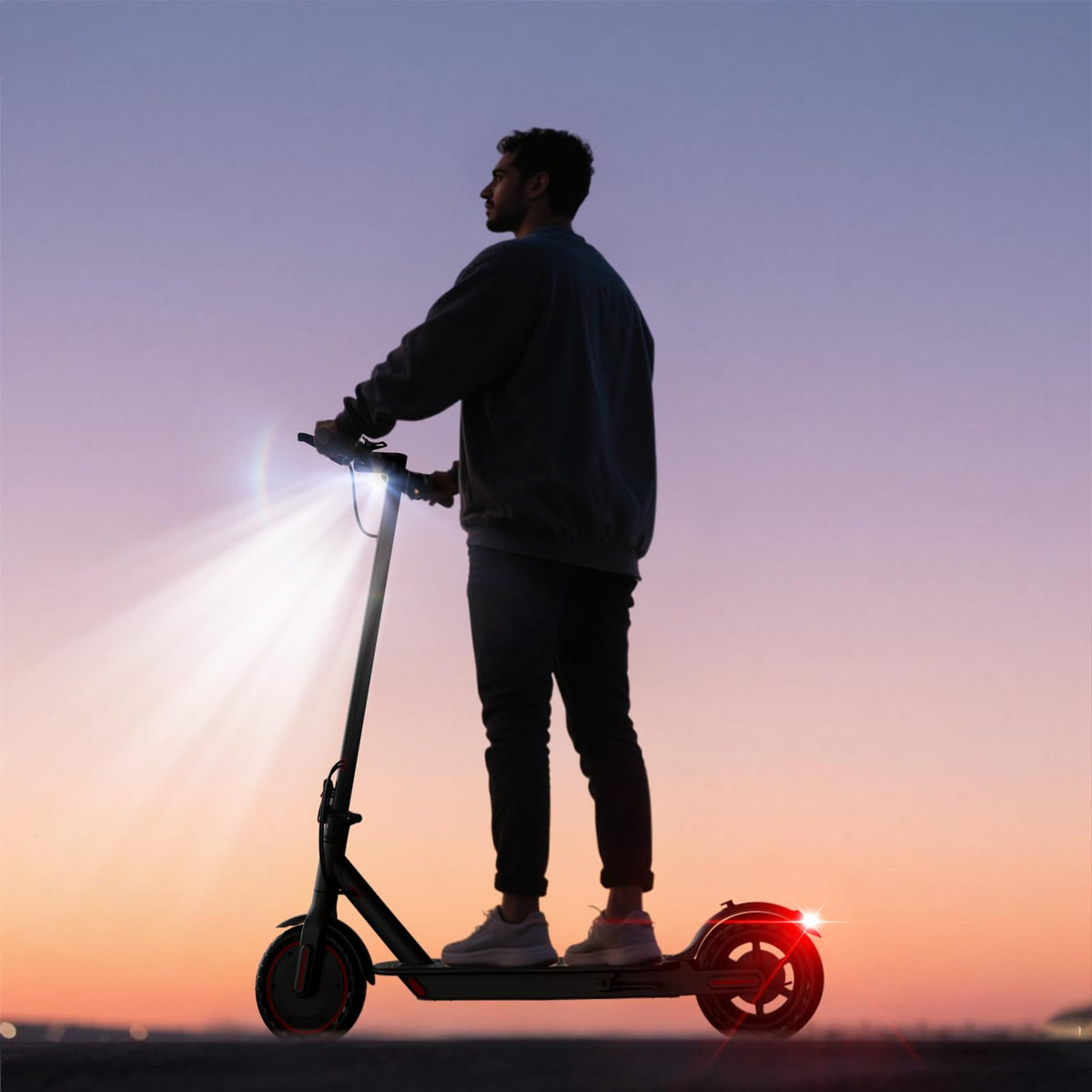 Trottinette électrique Lp60 adulte pliable 8,5 pouces pour transport urbain charge 120 kg freinage arrière