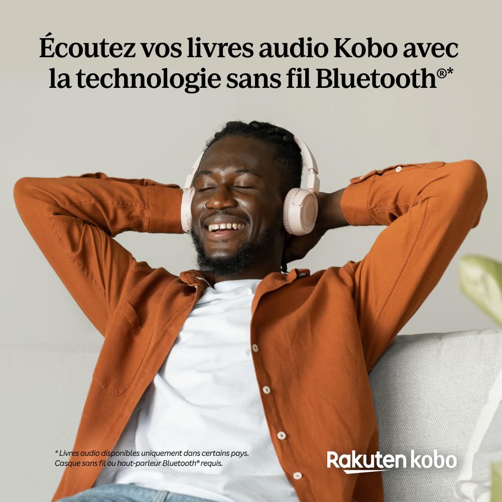 Liseuse électronique Clara BW écran tactile E Ink Carta 1300 HD 6 pouces 16 Go ComfortLight PRO étanche IPX8 Bluetooth livres audio