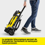Nettoyeur Haute Pression K 4 FJ Home 130 bar 420 l/h Tuyau 6 m Rotabuse Lance Vario Power Buse à Mousse Kit T 5