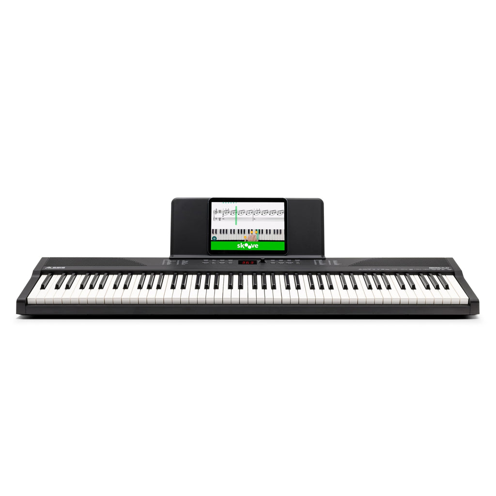 Clavier piano numérique Recital Play 88 touches avec support réglable pédale sustain casque et housse de transport