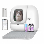Litière autonettoyante pour chat Pura Max 2 76 L application nettoyage automatique anti-pincement désodorisation