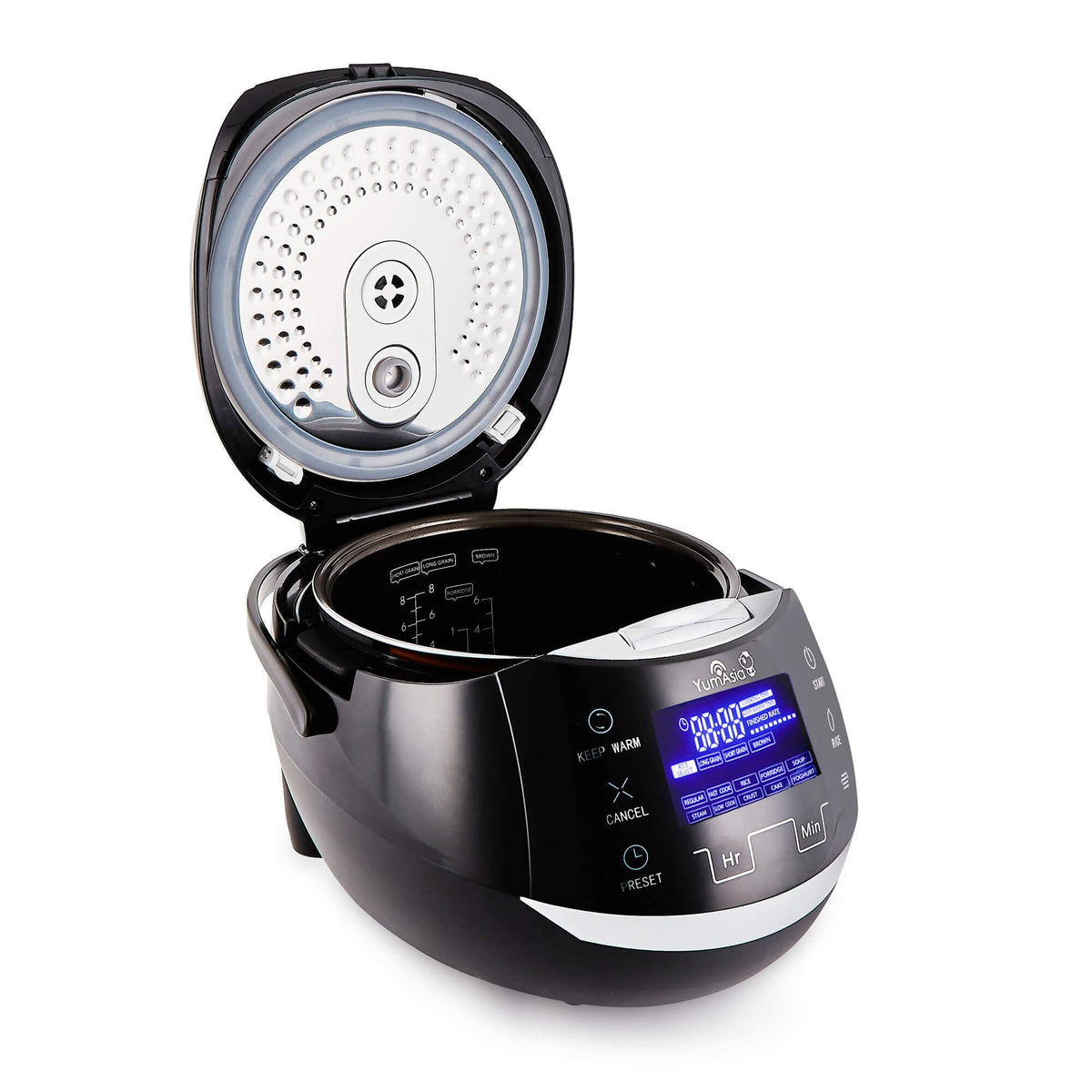 Cuiseur à riz multifonction YUM-EN15 1,5 L 860 W 230 V bol céramique 6 fonctions riz 6 fonctions multicuiseur écran LED