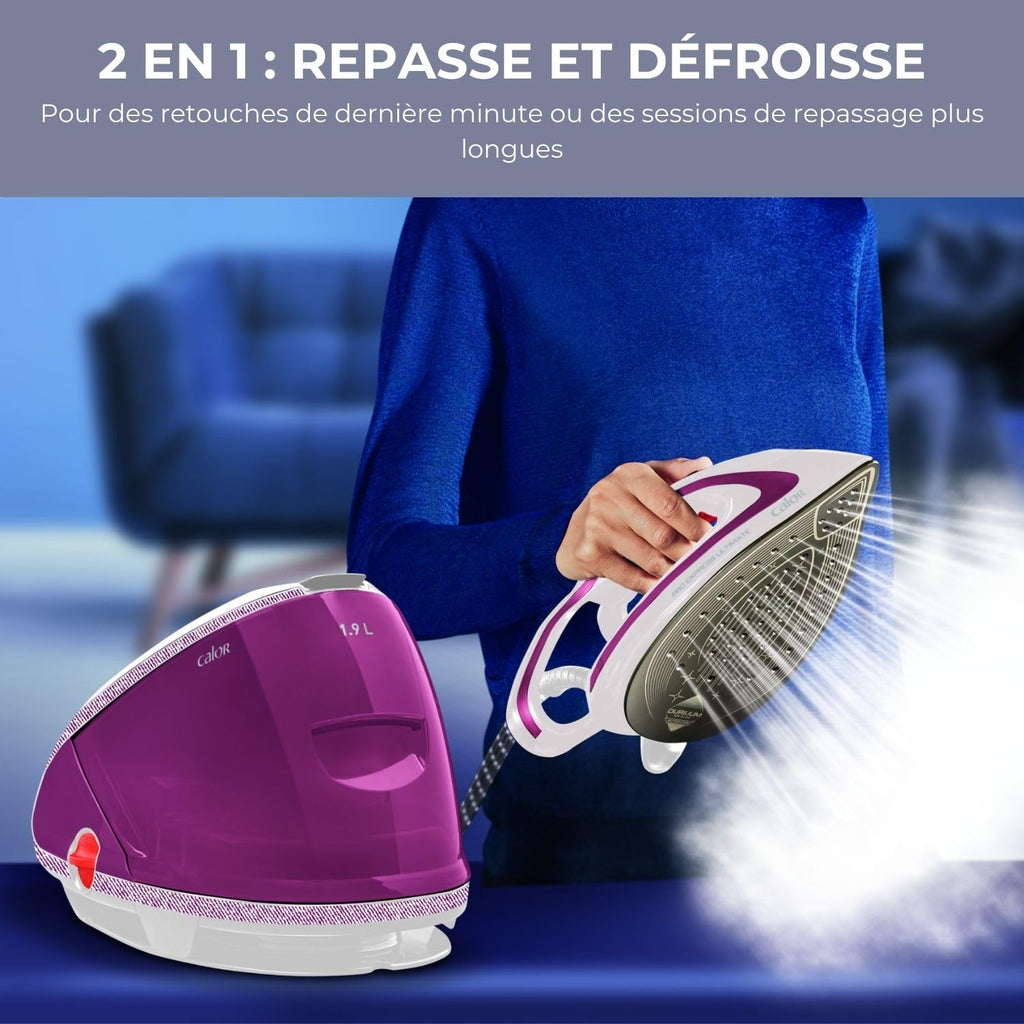 Centrale vapeur Pro Express Ultimate 7,3 bars 2600 W 490 g/min 5 réglages vapeur 140 g/min