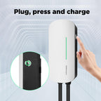 Station de Recharge Murale Type 2 YM30 7,4 kW 32 A Monophasé 230 V Câble 6 m RCD Type B 30 mA AC + 6 mA DC