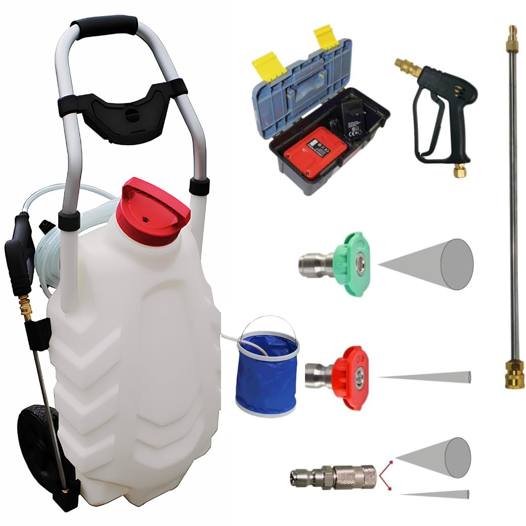 Pulvérisateur électrique Pro Sprayer III 30 L 1 batterie 18 V 240 L/h 4 à 7 bars tuyau 8 m longue portée option rinçage