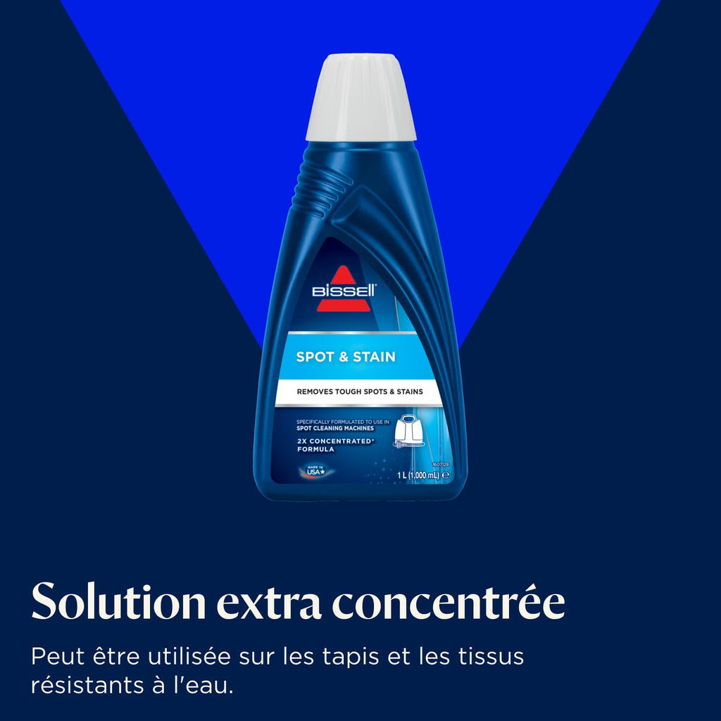 Shampouineuse pour tapis et tissus SpotClean ProHeat 36988 330 W 1,1 L double réservoir tuyau de 1,5 m