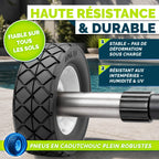 Enrouleur de bâche de piscine télescopique 3 à 5,70 m en aluminium avec 8 clips 8 sangles thermomètre et roues