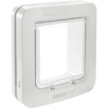 Chatière électronique pour chats et petits chiens 178 x 170 mm avec puce ou RFID mode couvre-feu 32 animaux 12 mois d’autonomie
