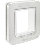 Chatière électronique pour chats et petits chiens 178 x 170 mm avec puce ou RFID mode couvre-feu 32 animaux 12 mois d’autonomie