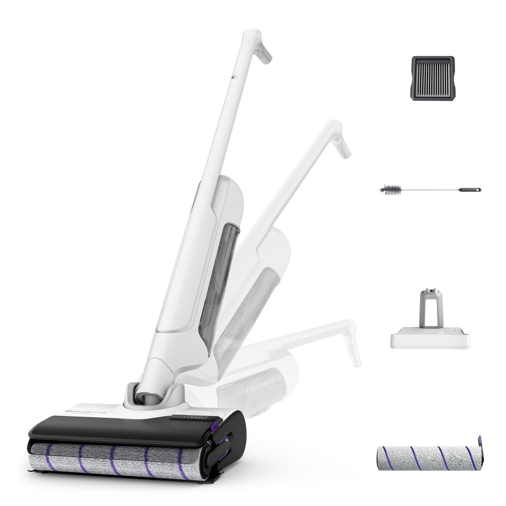 Aspirateur laveur sans fil X-Clean 10 21,6 V 200 W autonomie 60 min nettoyage séchage automatique rouleau autopropulsé écran LED