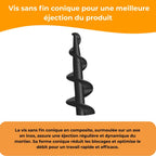 Applicateur de joint mortier pour perceuse et visseuse avec dosage précis pour joints fins de 0 à 0,2 mm