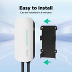 Station de Recharge Murale Type 2 YM30 7,4 kW 32 A Monophasé 230 V Câble 6 m RCD Type B 30 mA AC + 6 mA DC