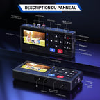 Convertisseur VHS numérique VD10 RCA et S-Vidéo vers HDMI avec écran LCD 3 pouces télécommande et enregistrement 1080p