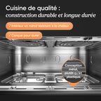 Air Fryer TwinFry 10 L double résistance Dual Zone 2800 W 2 paniers de 5 L 240 °C