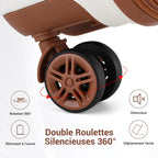 Set de 6 valises rigides ABS 55 65 et 74 cm avec vanity case sac de voyage trousse de toilette et serrure TSA