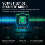 Interface audio USB Wave XLR MK.2 2 canaux entrée XLR gain 80 dB effets DSP 192 kHz Touch Mute contrôle LED USB-C