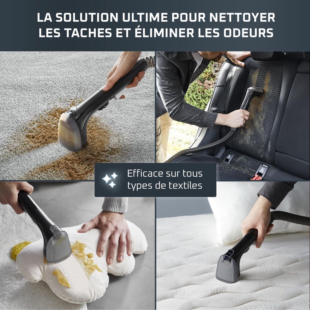 Shampouineuse textile détacheur de taches Clean It Animal 2,3 L aspiration 13 kPa avec têtes de nettoyage interchangeables
