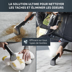 Shampouineuse textile détacheur de taches Clean It Animal 2,3 L aspiration 13 kPa avec têtes de nettoyage interchangeables