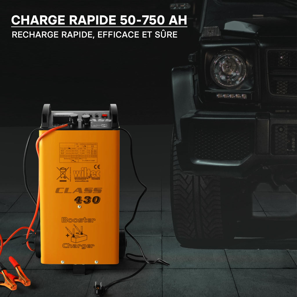 Chargeur de batterie Boost 430 12 V 24 V 75 A pour batteries plomb-acide de 50 à 750 Ah avec aide au démarrage
