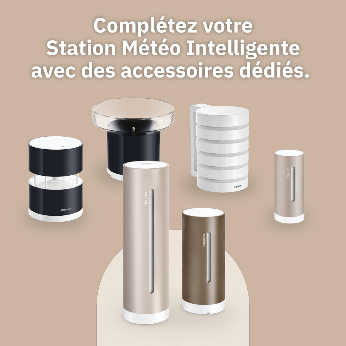 Station météo connectée ORIGINAL 2e génération NWS-S-EC température humidité qualité de l'air UV pollens Alexa Google Home