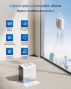 Robot lave-vitres WINBOT W2 PRO OMNI WG851-11 110 min station multifonctions pulvérisation 3 buses contrôle par application