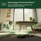 Aspirateur Robot Laveur Combo Plus 505 N185 avec Base AutoWash LiDAR ClearView Pro IA PrecisionVision Vidage Automatique 75 Jours